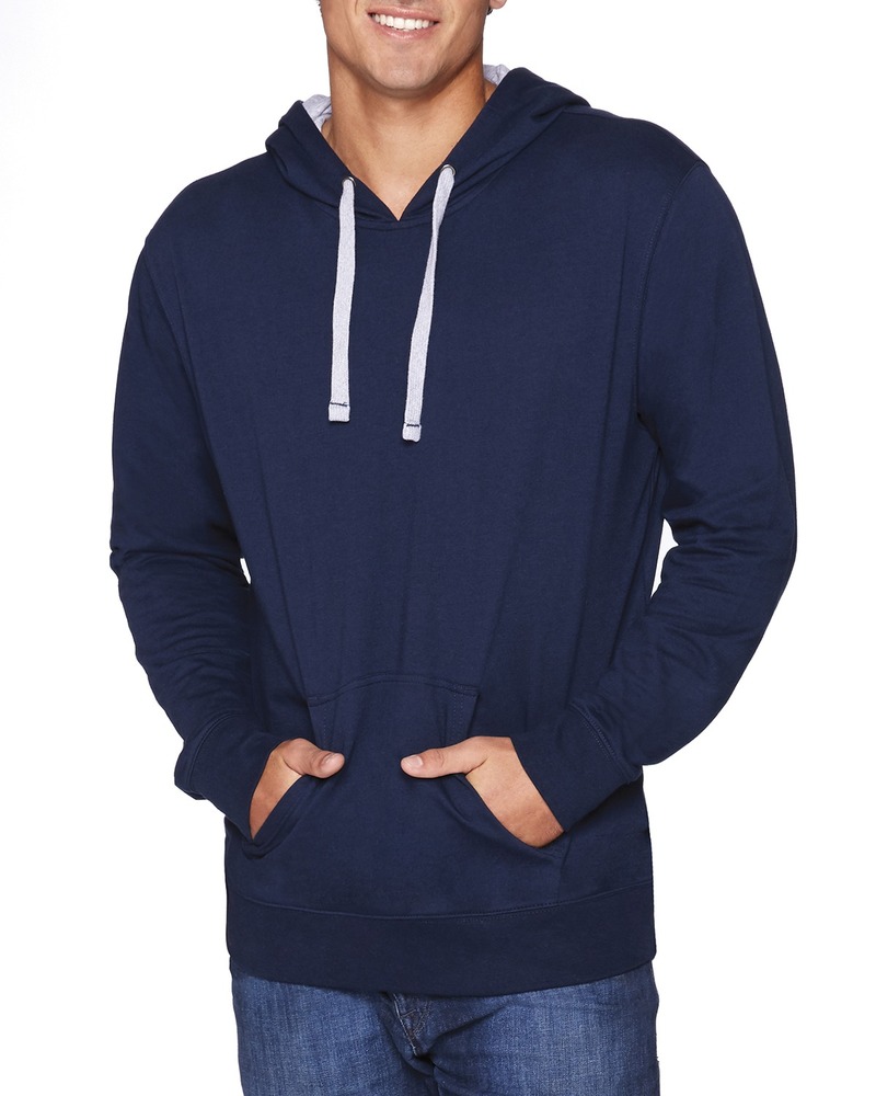 next level 9301 unisex laguna french terry pullover hooded sweatshirt Front Fullsize
