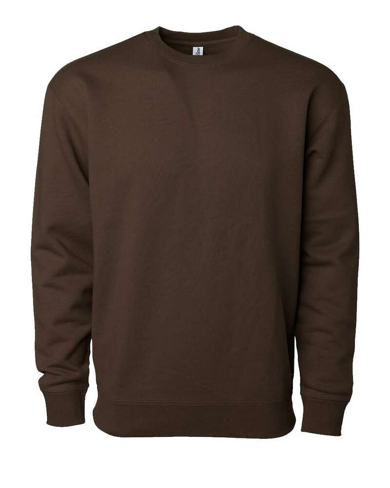 independent trading co. ind3000 heavyweight crewneck sweatshirt Front Fullsize