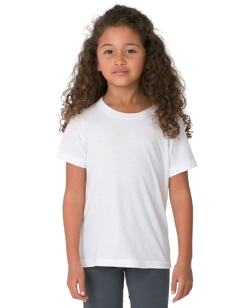 american apparel 2105w toddler fine jersey short-sleeve t-shirt Front Fullsize