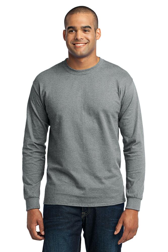 Port & Company PC55LST Tall Long Sleeve Core Blend Tee Front Fullsize"