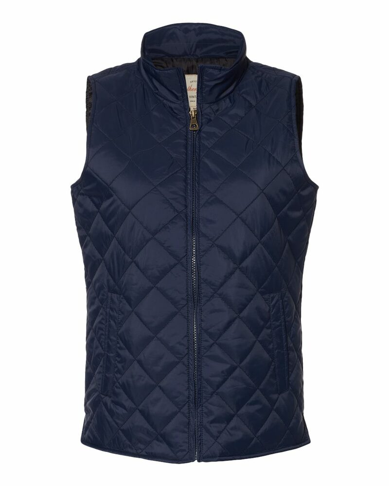 weatherproof w207359 women's vintage diamond quilted vest Front Fullsize