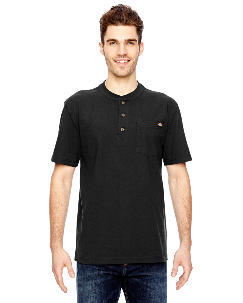 Dickies WS451 | Men's 6.75 oz. Heavyweight Work Henley | ShirtSpace