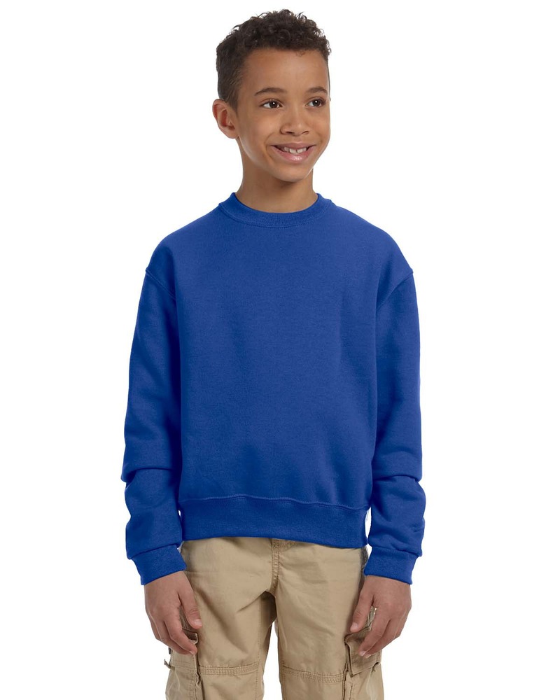 Jerzees 562B Youth NuBlend® Fleece Crew Front Fullsize"
