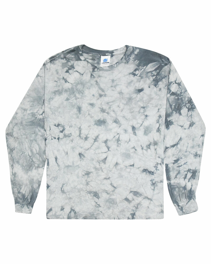tie-dye 2390 unisex crystal wash long-sleeve t-shirt Front Fullsize