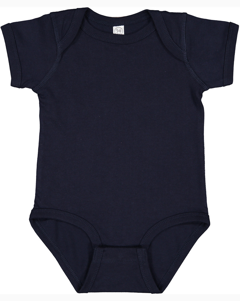 Rabbit Skins 4424 Infant Fine Jersey Bodysuit Front Fullsize"