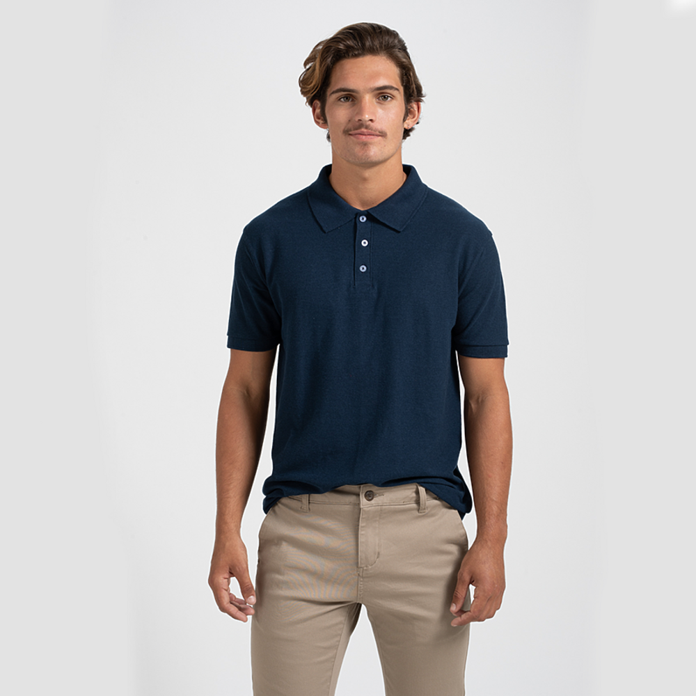 tultex t400 50 sport polo Front Fullsize