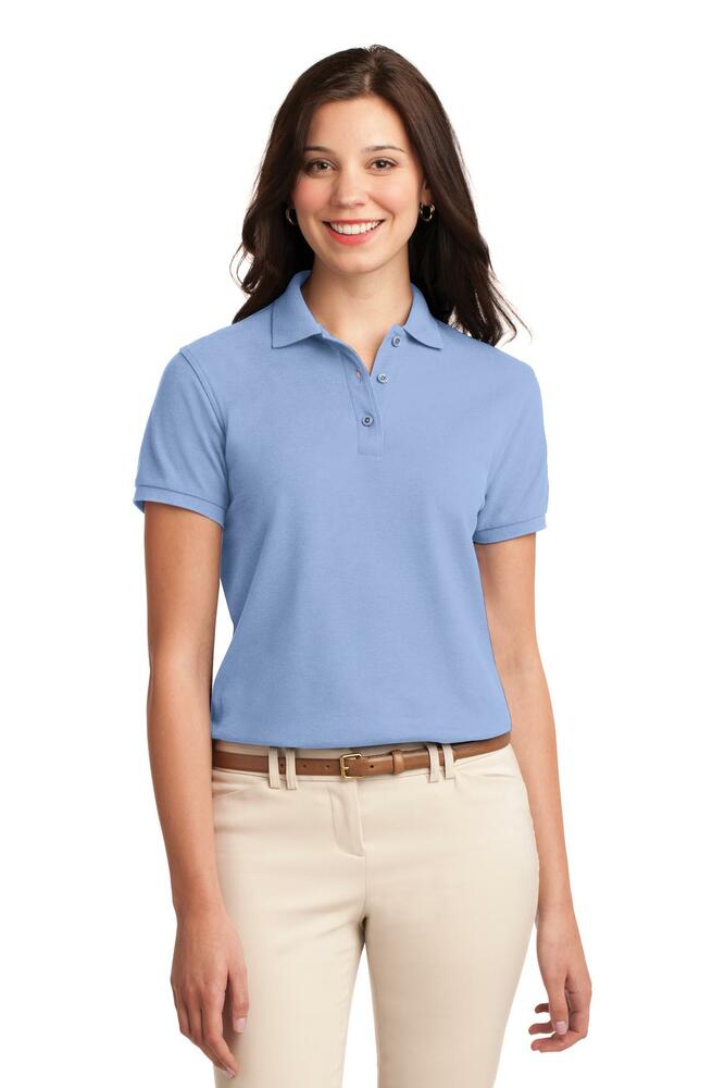 Port Authority L500 Ladies Silk Touch™ Polo Front Fullsize"