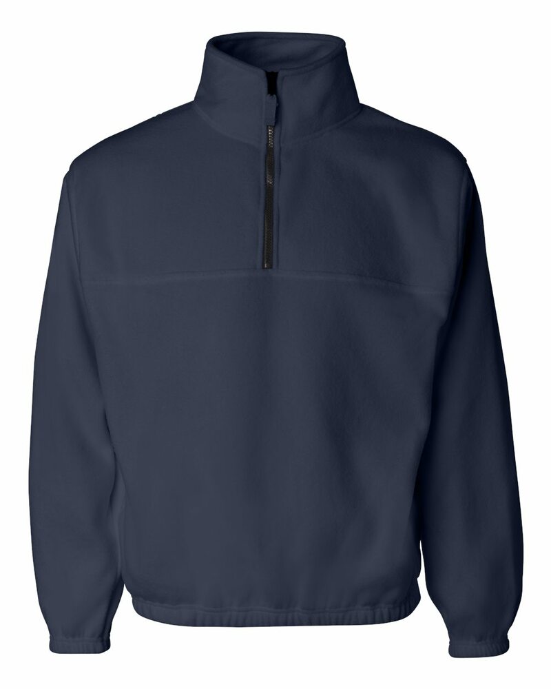 sierra pacific 3051 adult quarter zip poly fleece pullover Front Fullsize