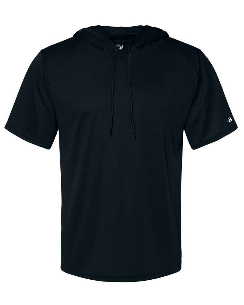 badger sport 4123 b-core hooded t-shirt Front Fullsize