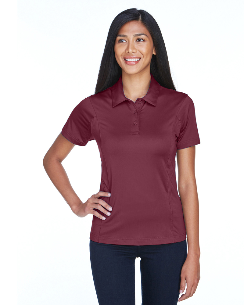 team 365 tt20w ladies' charger performance polo Front Fullsize