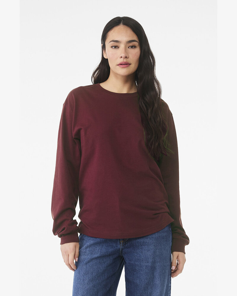 Bella + Canvas 3511 Unisex 6oz Heavyweight Long-Sleeve T-Shirt Front Fullsize"