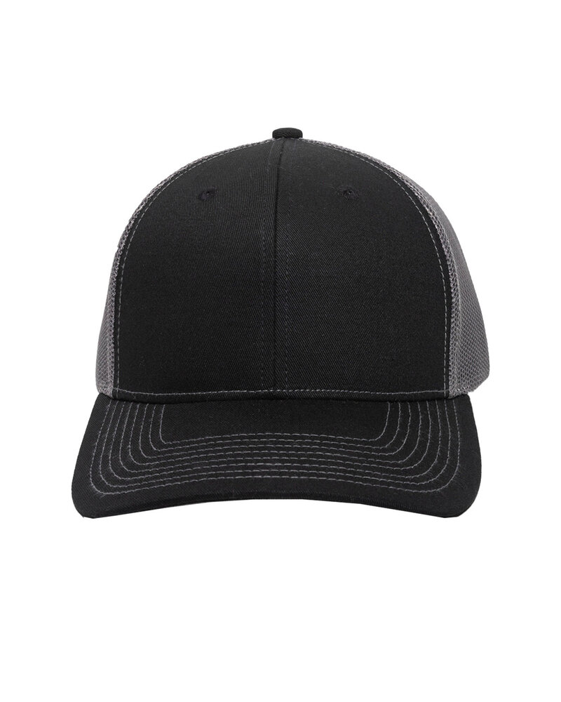 Outdoor Cap OC771 Structured Trucker With Solid Mesh Back Hat Front Fullsize"