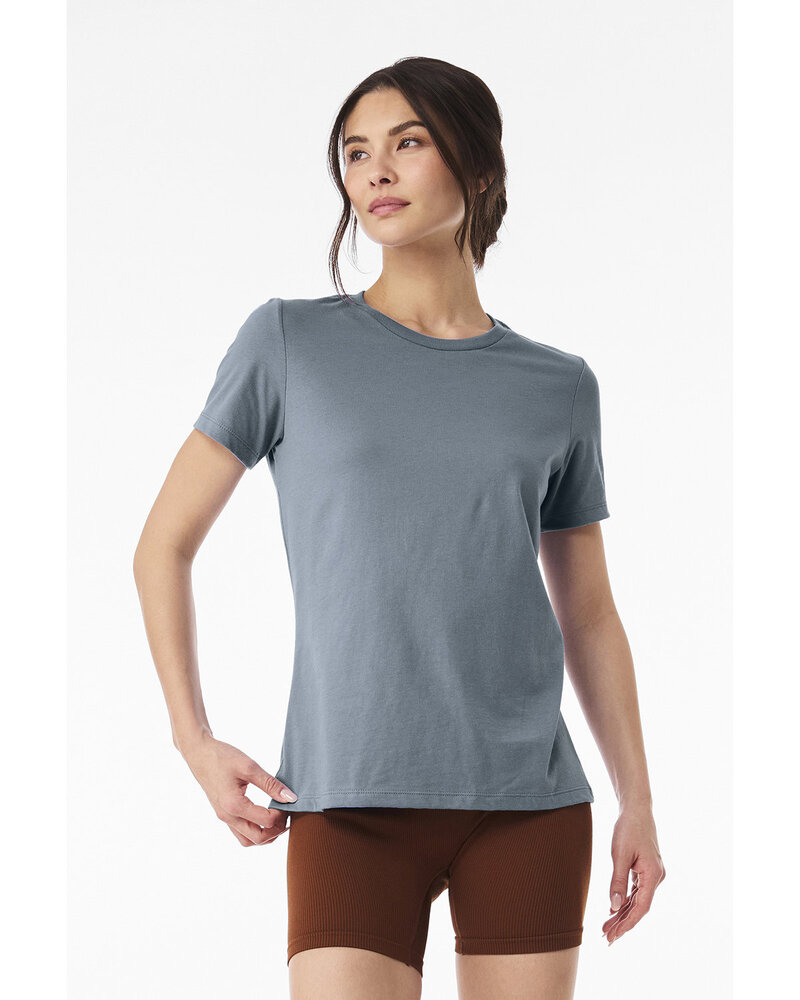 Bella + Canvas B6400 Ladies' Relaxed Jersey Short-Sleeve T-Shirt Front Fullsize"