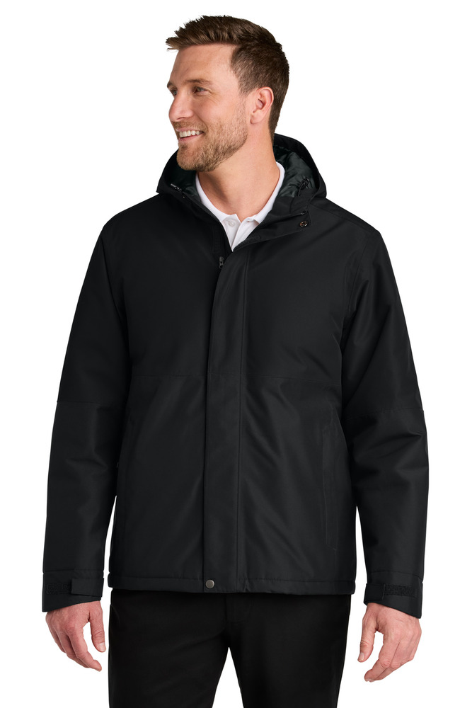 Port Authority J721 Insulated Heavy Ripstop Jacket Front Fullsize"
