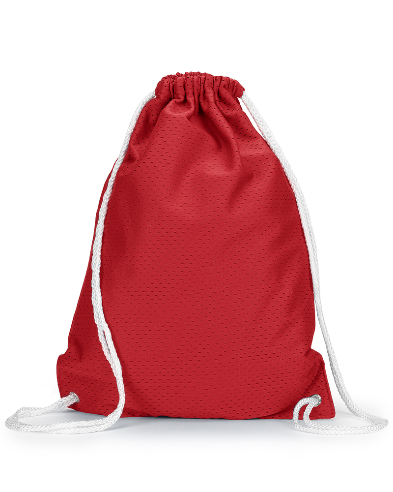 liberty bags 8895 jersey mesh drawstring backpack Front Fullsize
