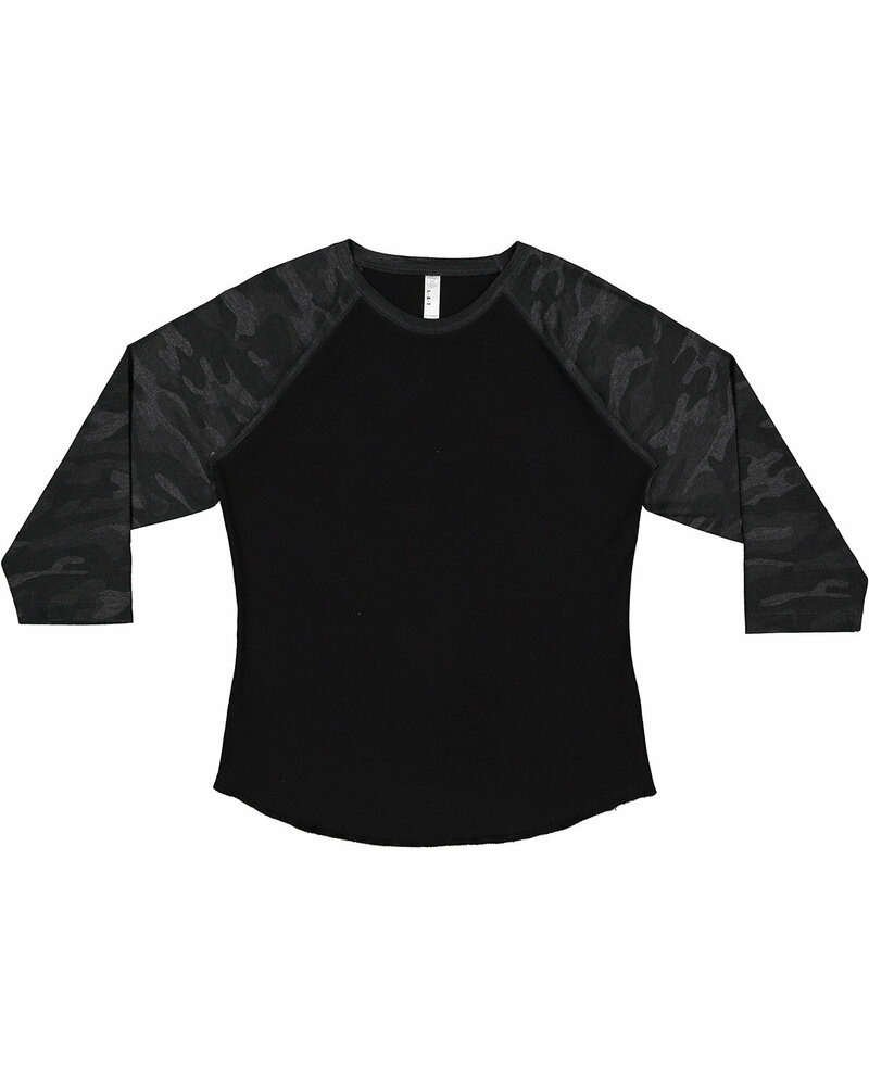 LAT LA3530 Ladies'' Baseball T-Shirt Front Fullsize"