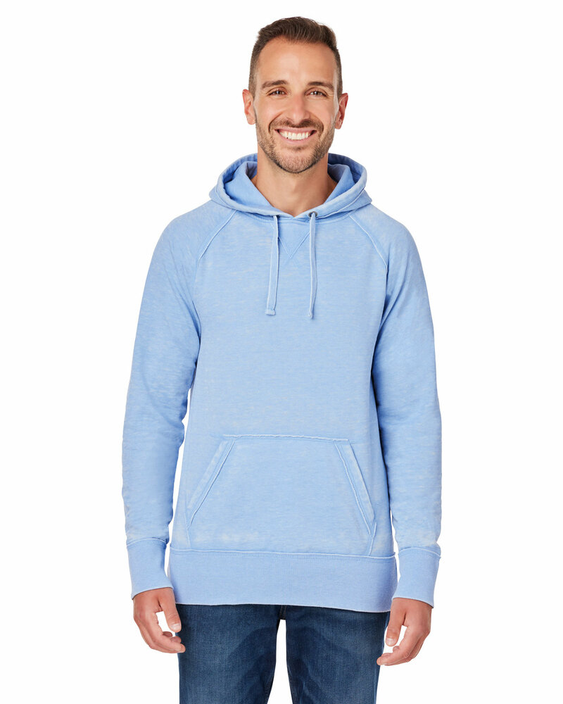 J America JA8915 Adult Vintage Zen Fleece Pullover Hooded Sweatshirt Front Fullsize"