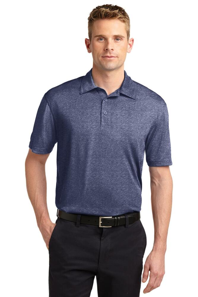 sport-tek st660 heather contender™ polo Front Fullsize