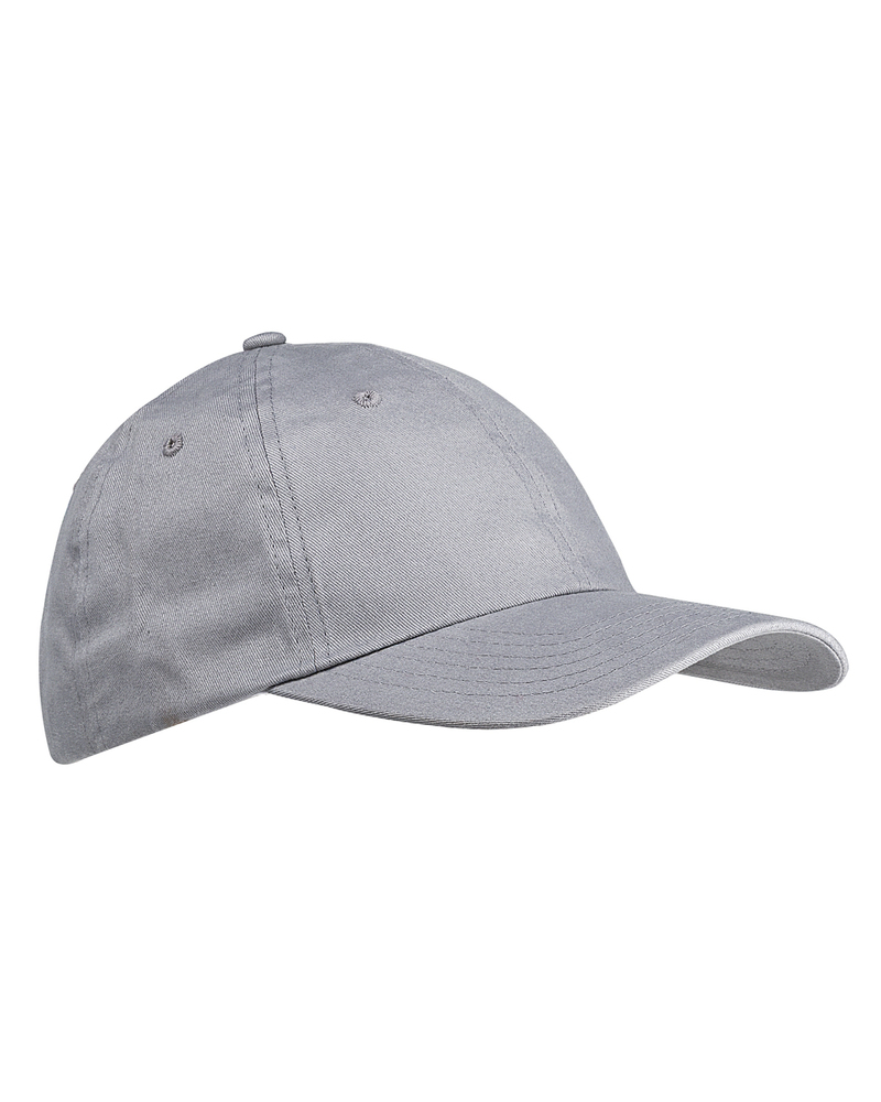 big accessories bx001 6-panel brushed twill unstructured cap Front Fullsize