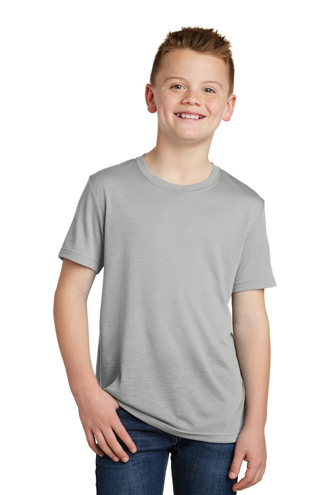 sport-tek yst450 youth posicharge ® competitor ™ cotton touch ™ tee Front Fullsize
