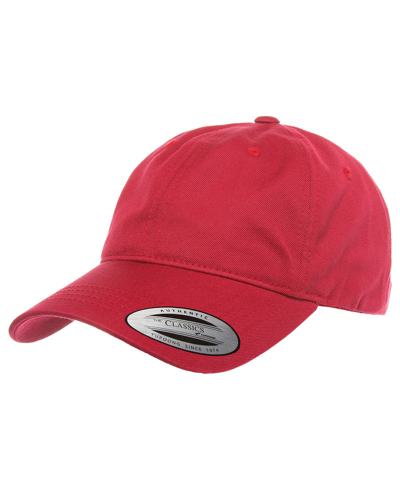 Yupoong 6245CM Adult Low-Profile Cotton Twill Dad Cap Front Fullsize"