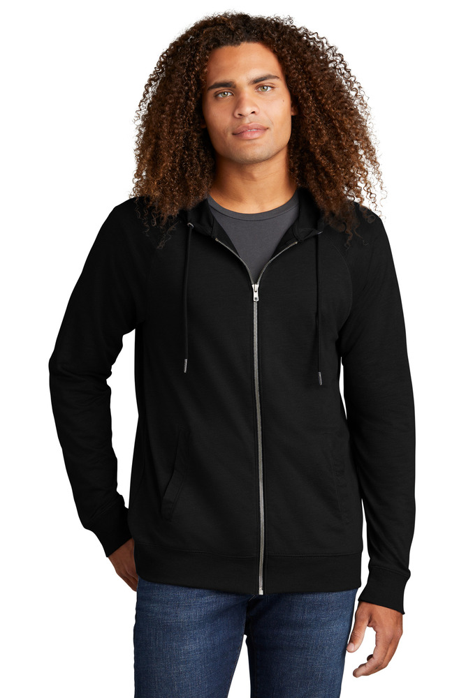 district dt573 featherweight french terry ™ full-zip hoodie Front Fullsize