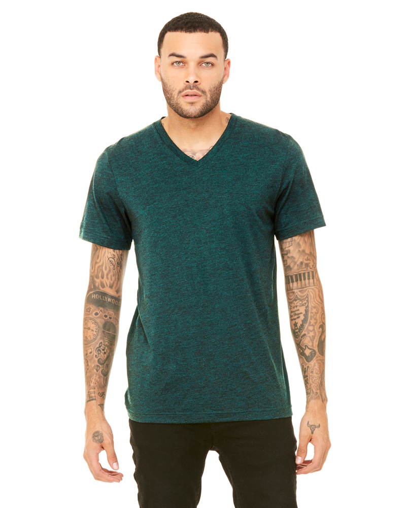 Bella + Canvas 3415C Unisex Triblend Short Sleeve V-Neck Te Front Fullsize"