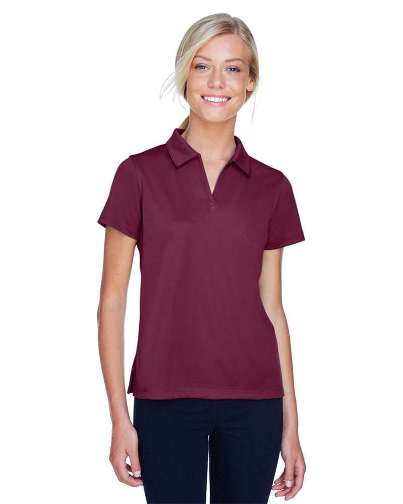 Harriton M353W Women's Double Mesh Polo Front Fullsize"