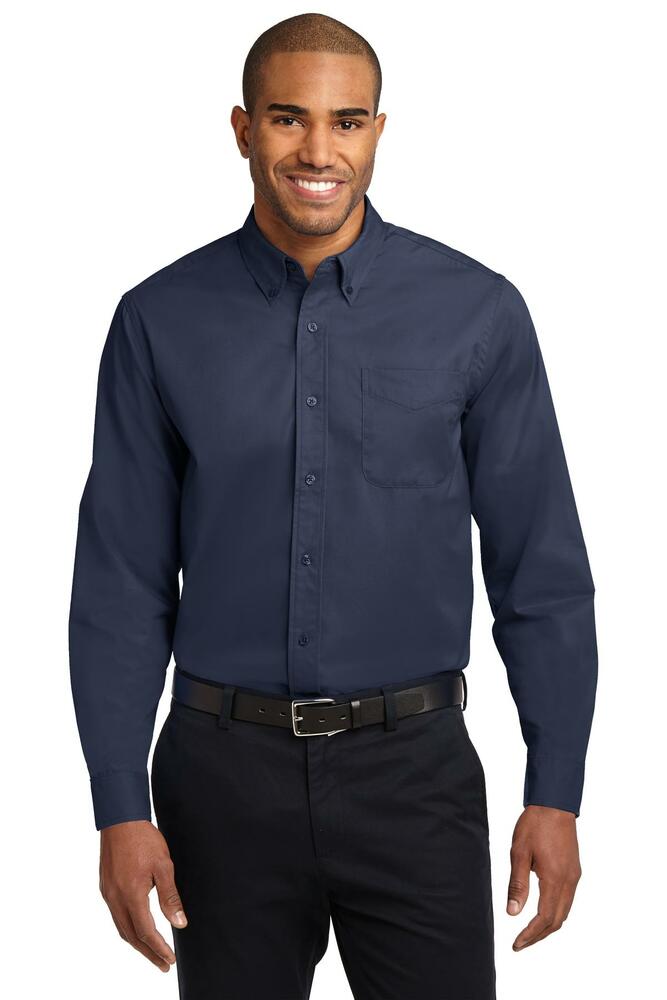 Port Authority S608 Long Sleeve Easy Care Shirt Front Fullsize"