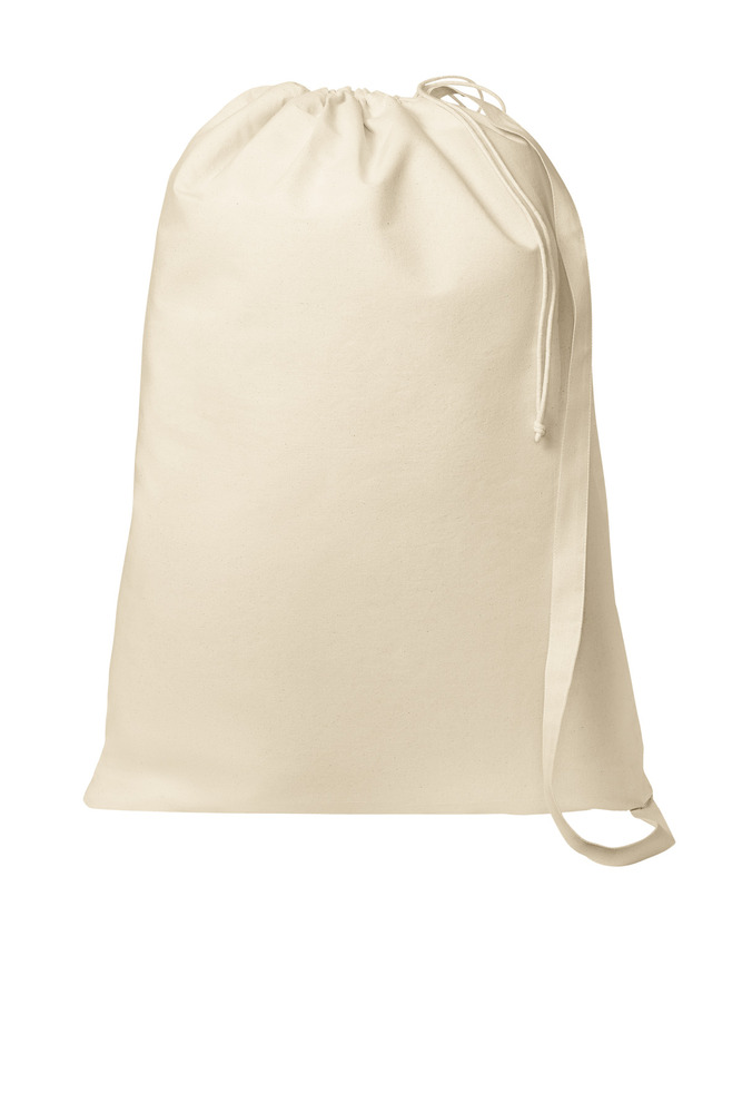 port authority bg0850 core cotton laundry bag Front Fullsize