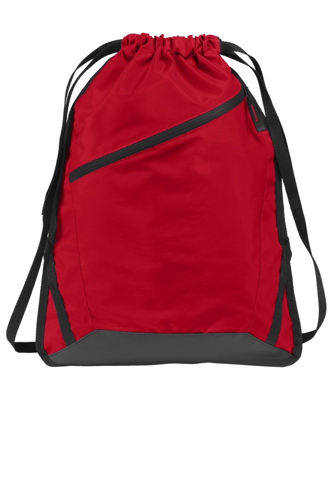 Port Authority BG616 Zip-It Cinch Pack Front Fullsize"