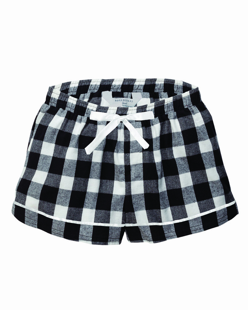 boxercraft bw6501 ladies' flannel short Front Fullsize