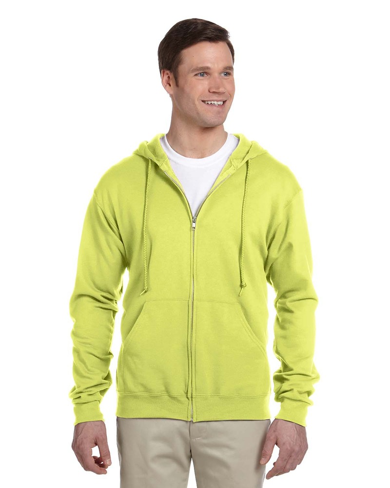Jerzees 993 Adult 8 oz. NuBlend® Fleece Full-Zip Hooded Sweatshirt Front Fullsize"