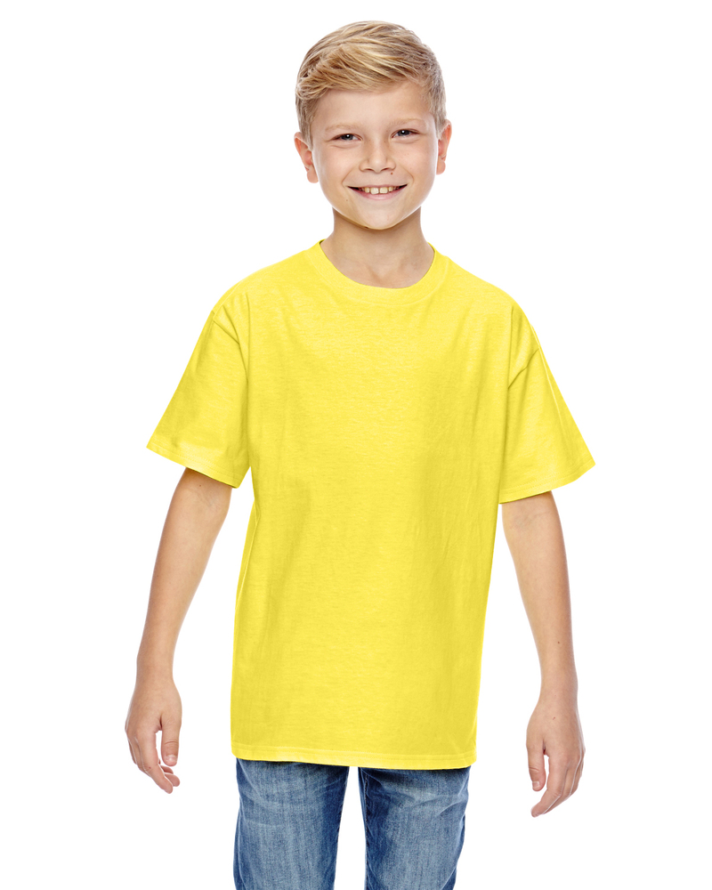 hanes 498y youth perfect-t t-shirt Front Fullsize