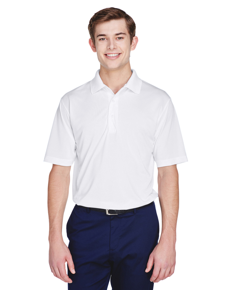 UltraClub 8610 Men's Cool & Dry 8-Star Elite Performance Interlock Polo Front Fullsize"