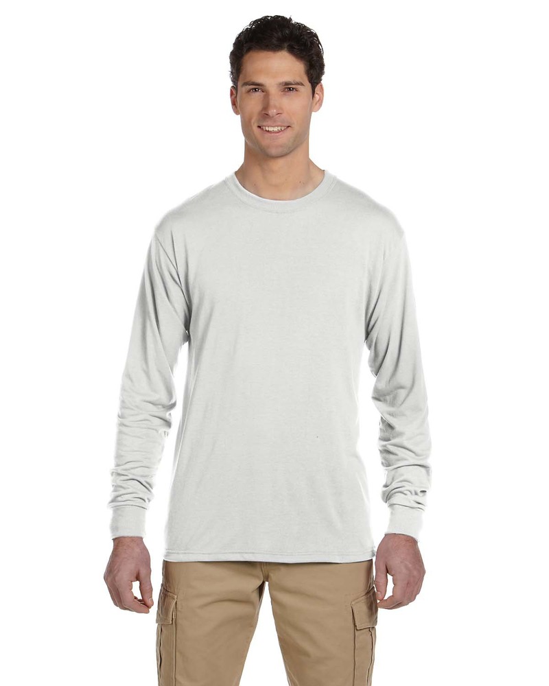 jerzees 21ml adult 5.3 oz. dri-power® sport long-sleeve t-shirt Front Fullsize