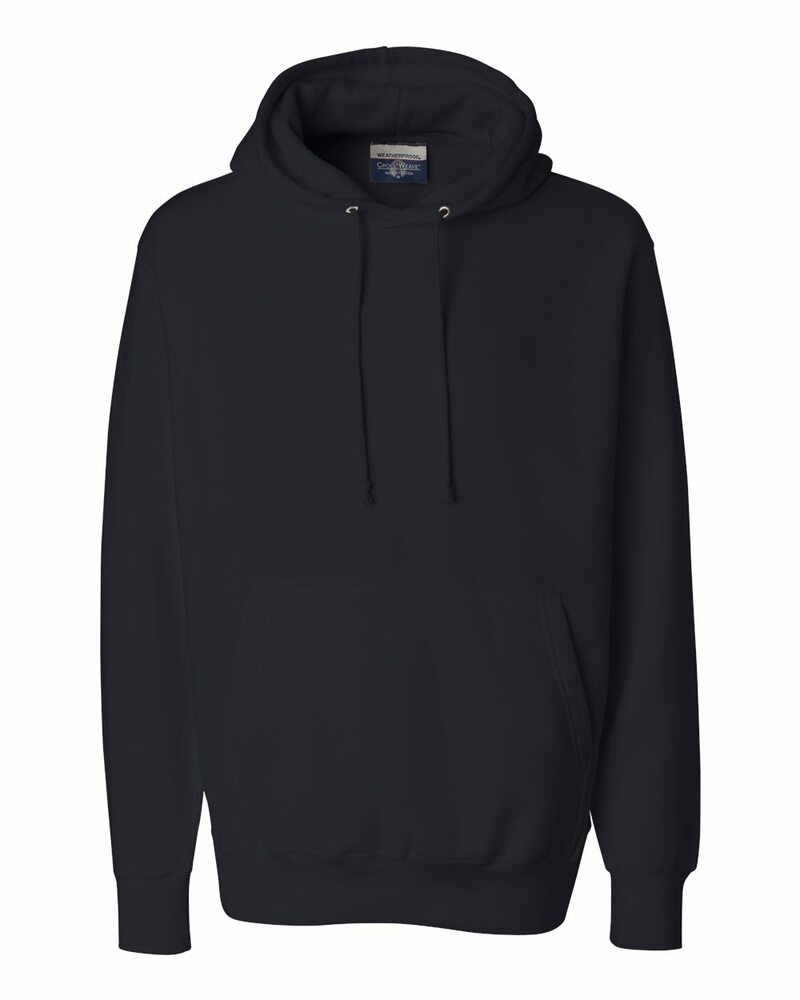 weatherproof 7700 cross weave™ hooded sweatshirt Front Fullsize