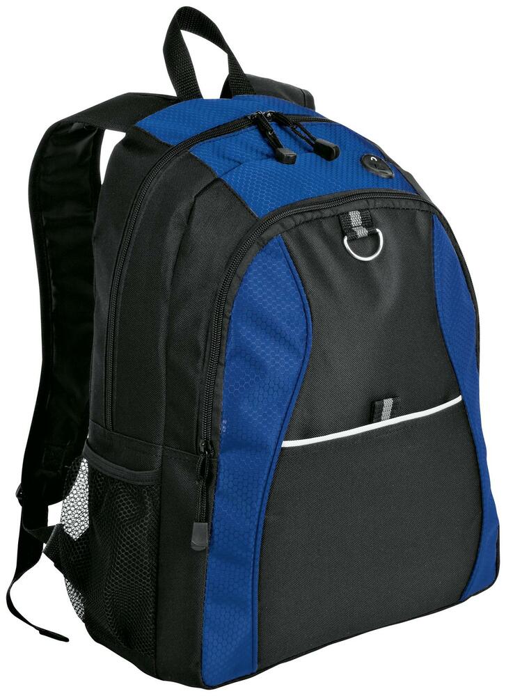 Port Authority BG1020 Contrast Honeycomb Backpack Front Fullsize"
