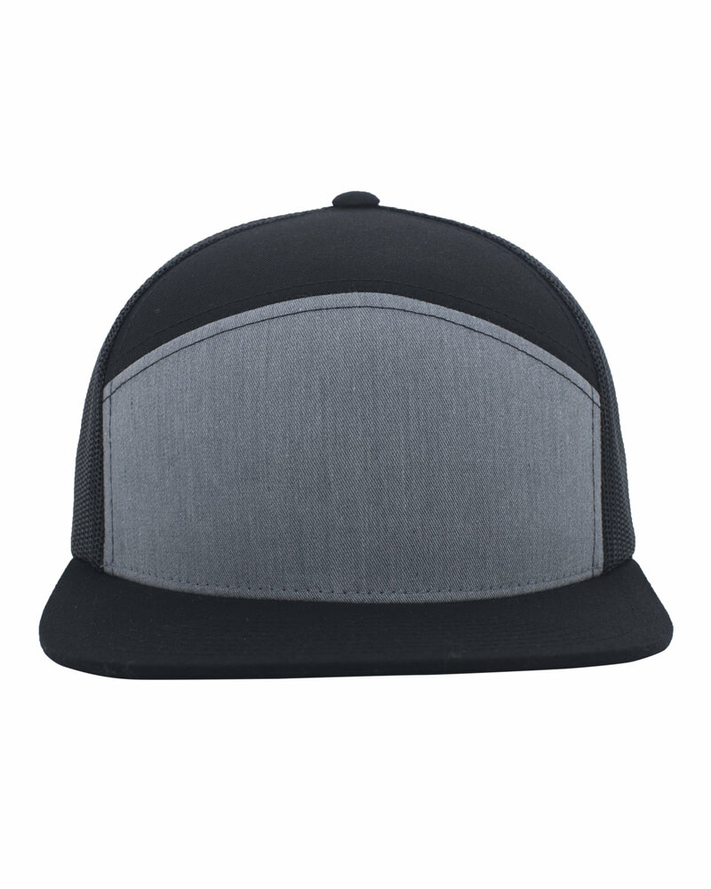 Pacific Headwear P787 6-Panel Arch Trucker Snapback Cap Front Fullsize"