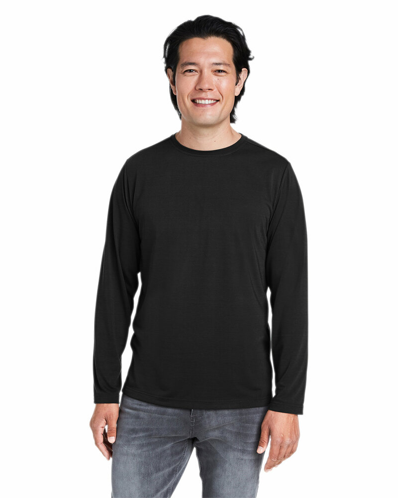 CORE365 CE111L Adult Fusion ChromaSoft™ Performance Long-Sleeve T-Shirt Front Fullsize"