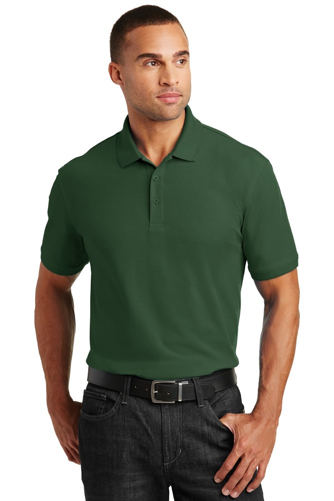 port authority k100 core classic pique polo Front Fullsize