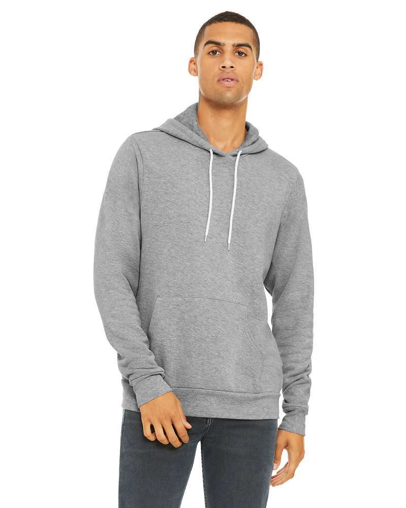 Bella + Canvas 3719 Unisex Sponge Fleece Pullover Hoodie Front Fullsize"