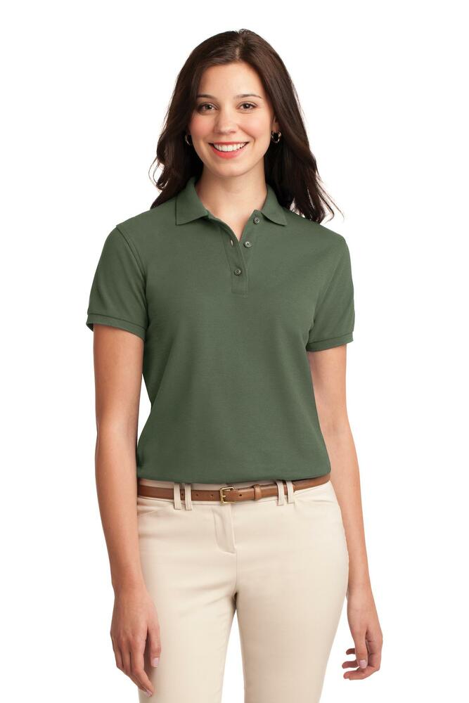 Port Authority L500 Ladies Silk Touch™ Polo Front Fullsize"
