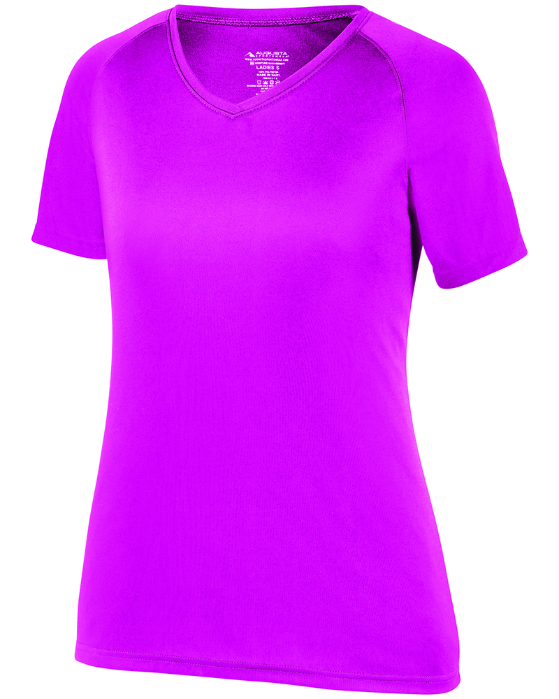 augusta sportswear 2792 ladies' true hue technology™ attain wicking training t-shirt Front Fullsize