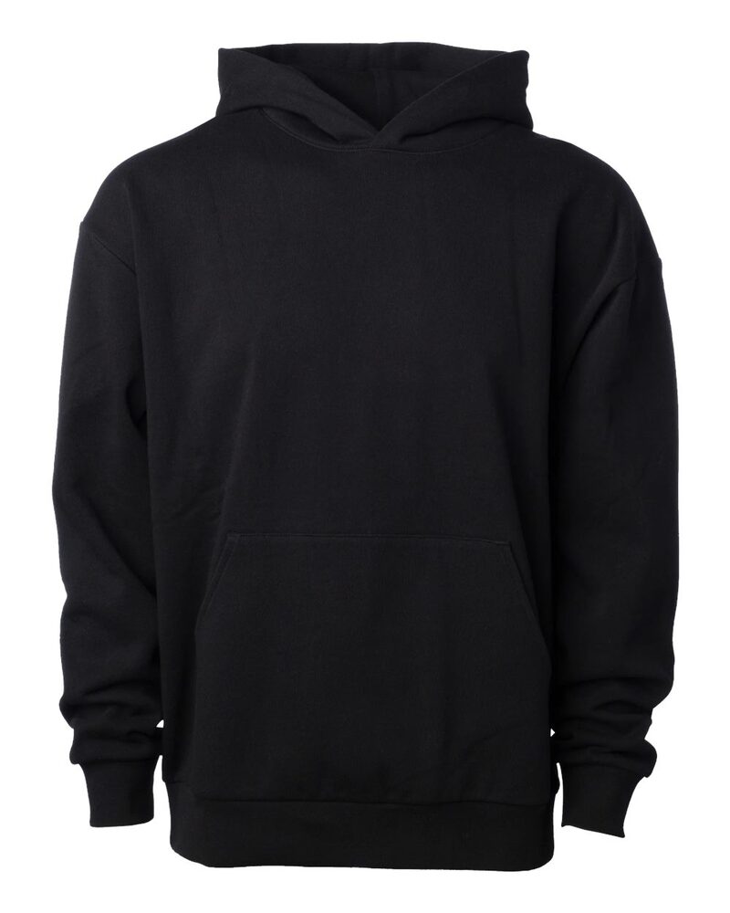 independent trading co. ind330blv boulevard heavyweight hooded sweatshirt Front Fullsize