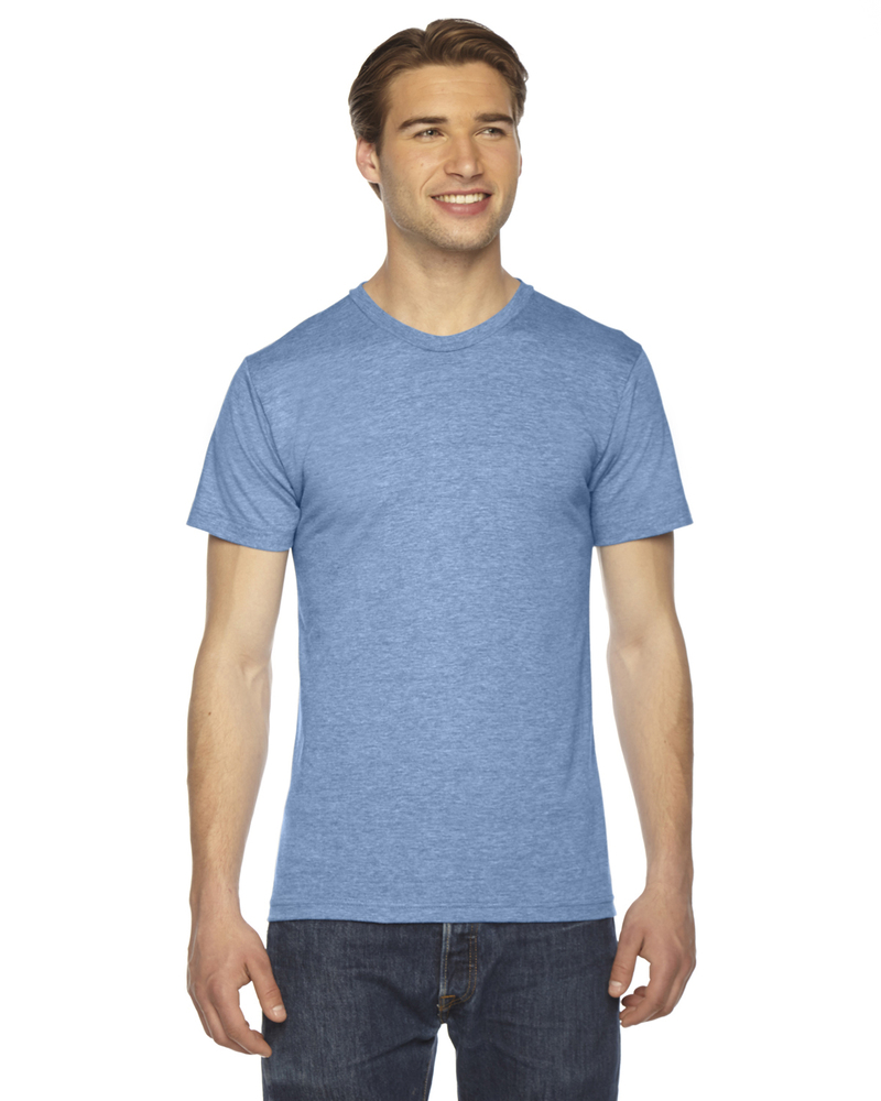 American Apparel TR401 Unisex Triblend Short-Sleeve Track T-Shirt Front Fullsize"