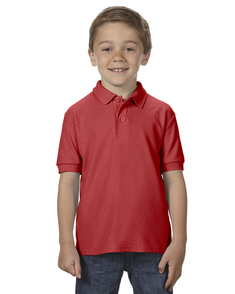 gildan g728b youth dryblend ® 6-ounce double pique sport shirt Front Fullsize