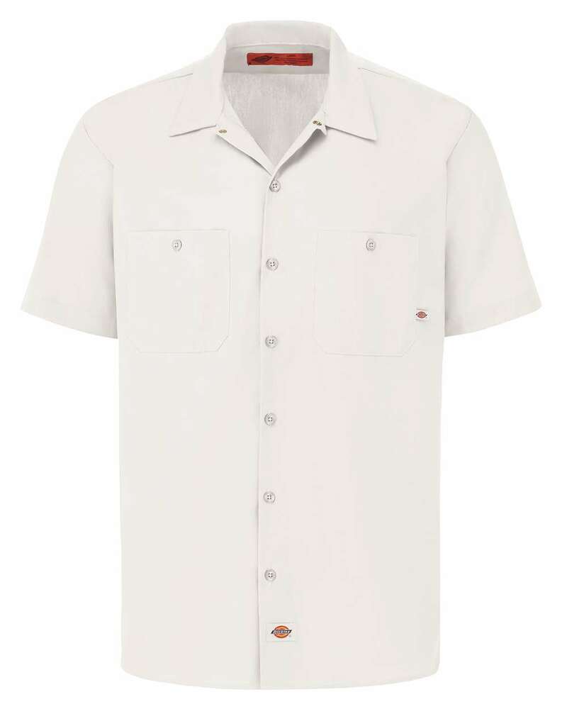 Dickies LS535 Industrial Short Sleeve Work Shirt Front Fullsize"