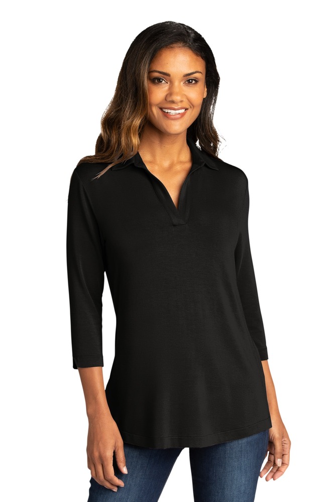 port authority lk5601 ladies luxe knit tunic Front Fullsize