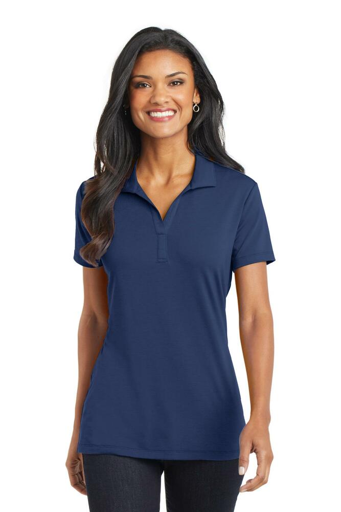 Port Authority L568 Ladies Cotton Touch ™ Performance Polo Front Fullsize"